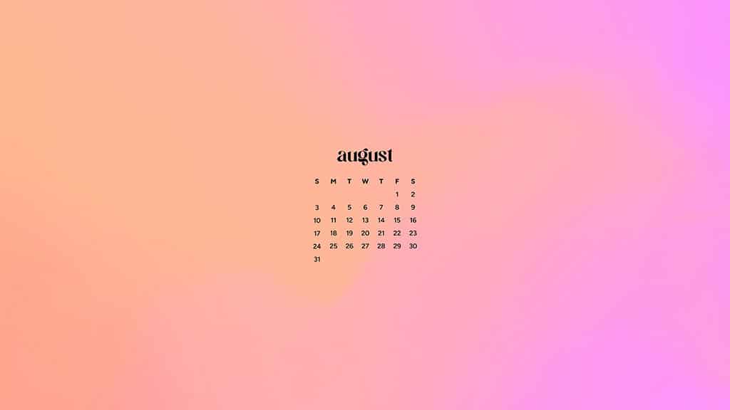 August 2025 Wallpapers – 45 Free Phone &amp; Desktop Calendars!, Oh So Lovely Blog