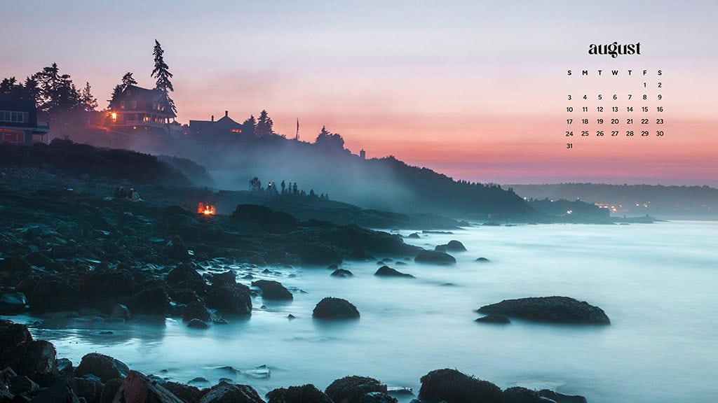 August 2025 Wallpapers – 45 Free Phone &amp; Desktop Calendars!, Oh So Lovely Blog