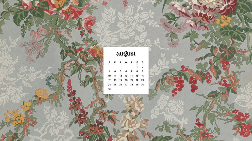 August 2025 Wallpapers – 45 Free Phone &amp; Desktop Calendars!, Oh So Lovely Blog