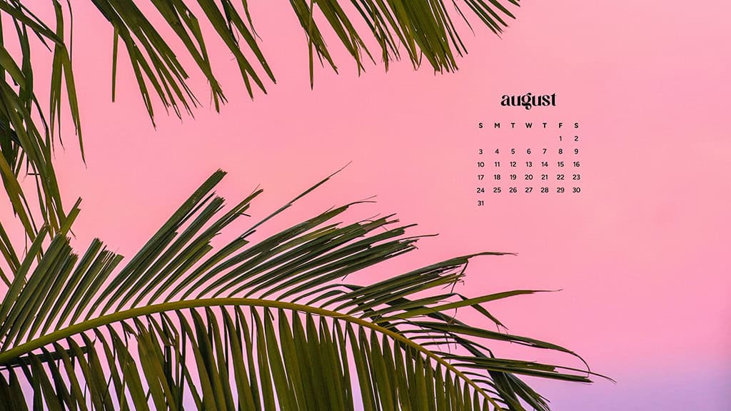 August 2025 Wallpapers – 45 Free Phone &amp; Desktop Calendars!, Oh So Lovely Blog