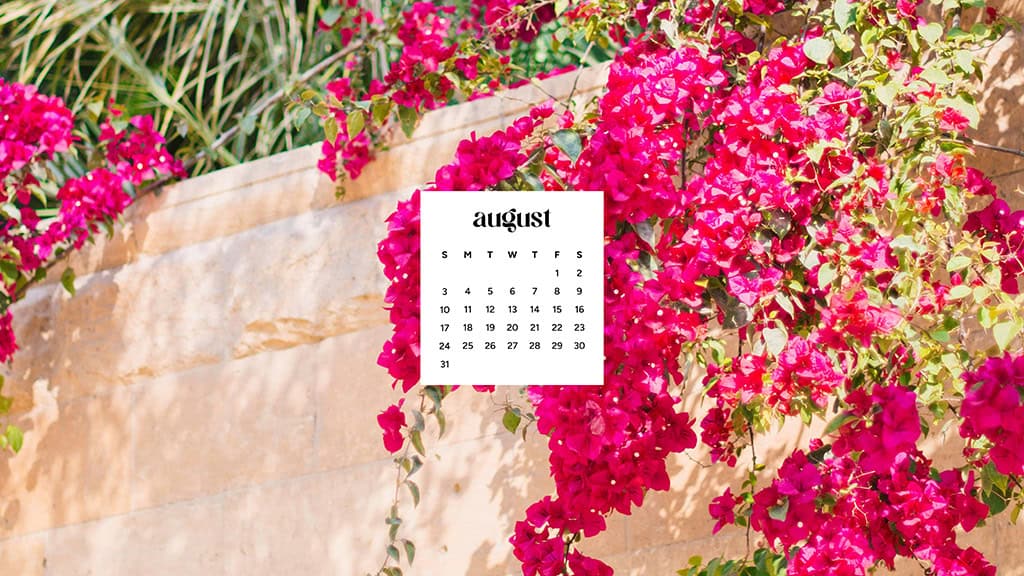 August 2025 Wallpapers – 45 Free Phone &amp; Desktop Calendars!, Oh So Lovely Blog