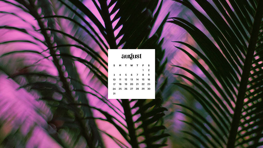 August 2025 Wallpapers – 45 Free Phone &amp; Desktop Calendars!, Oh So Lovely Blog