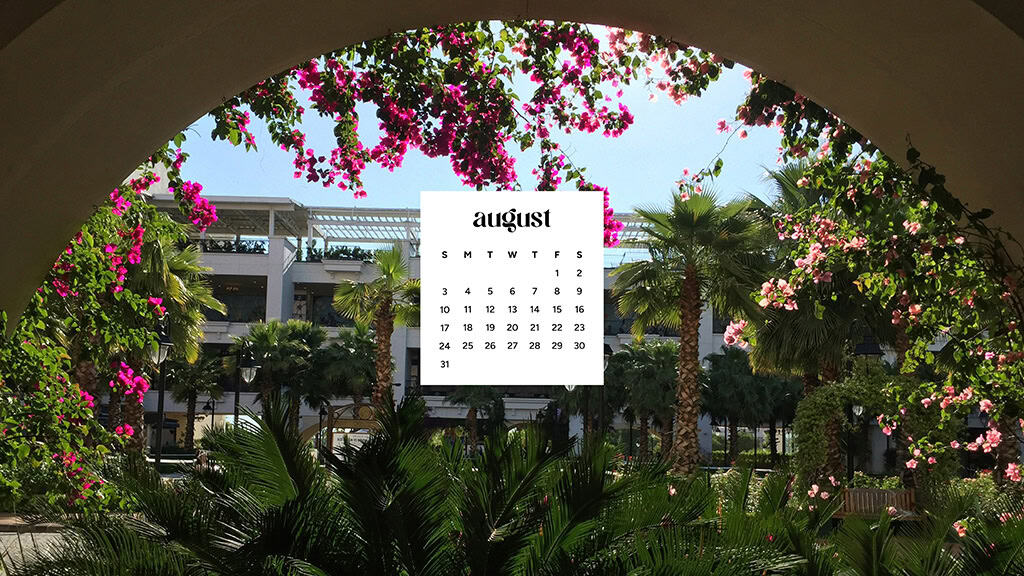August 2025 Wallpapers – 45 Free Phone &amp; Desktop Calendars!, Oh So Lovely Blog