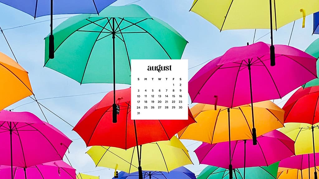 August 2025 Wallpapers – 45 Free Phone &amp; Desktop Calendars!, Oh So Lovely Blog