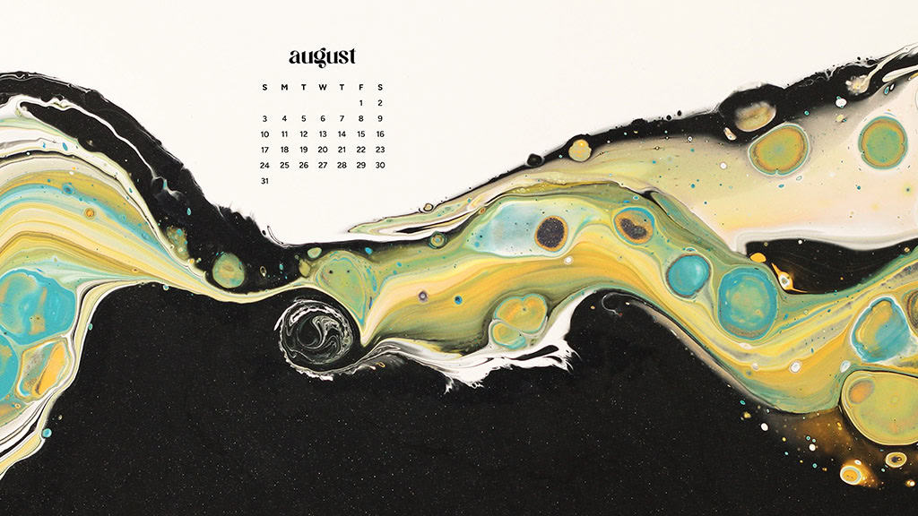 August 2025 Wallpapers – 45 Free Phone &amp; Desktop Calendars!, Oh So Lovely Blog