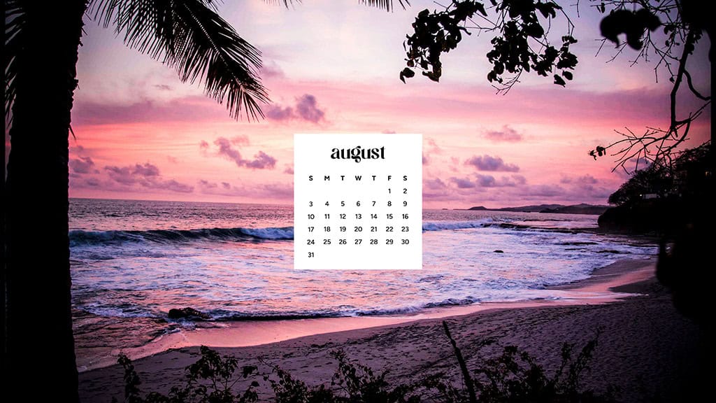 August 2025 Wallpapers – 45 Free Phone &amp; Desktop Calendars!, Oh So Lovely Blog
