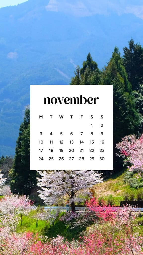 November 2025 Wallpapers – 56 Free Phone &amp; Desktop Calendars + Native American Heritage Month!, Oh So Lovely Blog