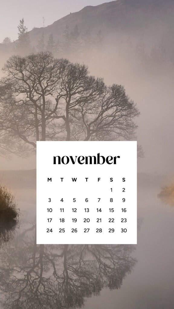 November 2025 Wallpapers – 56 Free Phone &amp; Desktop Calendars + Native American Heritage Month!, Oh So Lovely Blog