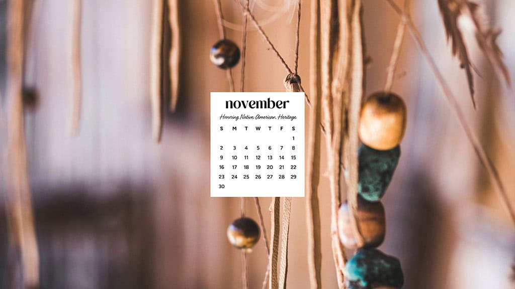 November 2025 Wallpapers – 56 Free Phone &amp; Desktop Calendars + Native American Heritage Month!, Oh So Lovely Blog
