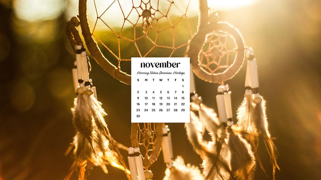 November 2025 Wallpapers – 56 Free Phone &amp; Desktop Calendars + Native American Heritage Month!, Oh So Lovely Blog