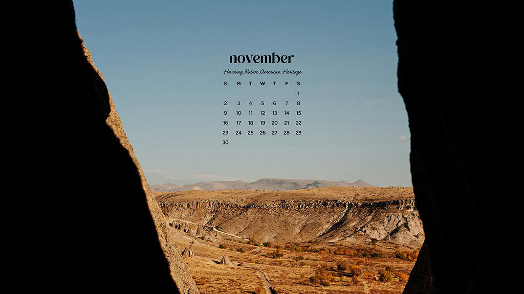 November 2025 Wallpapers – 56 Free Phone &amp; Desktop Calendars + Native American Heritage Month!, Oh So Lovely Blog
