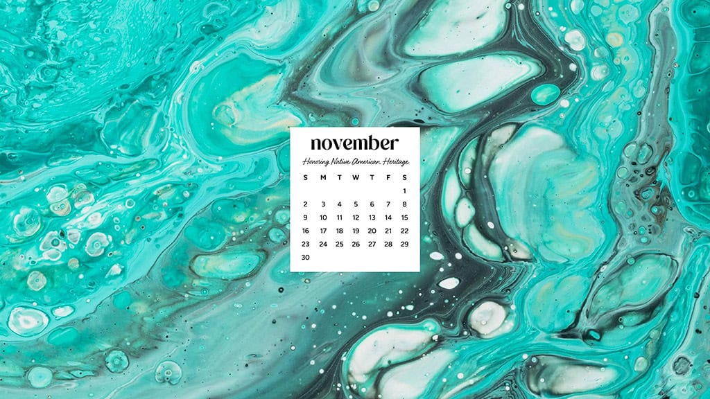 November 2025 Wallpapers – 56 Free Phone &amp; Desktop Calendars + Native American Heritage Month!, Oh So Lovely Blog